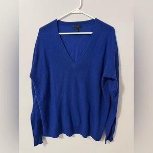 J. Crew Blue V-Neck Sweater in Great Condition